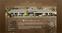 Desktop Screenshot of goodellvet.com