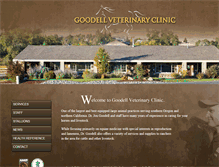 Tablet Screenshot of goodellvet.com